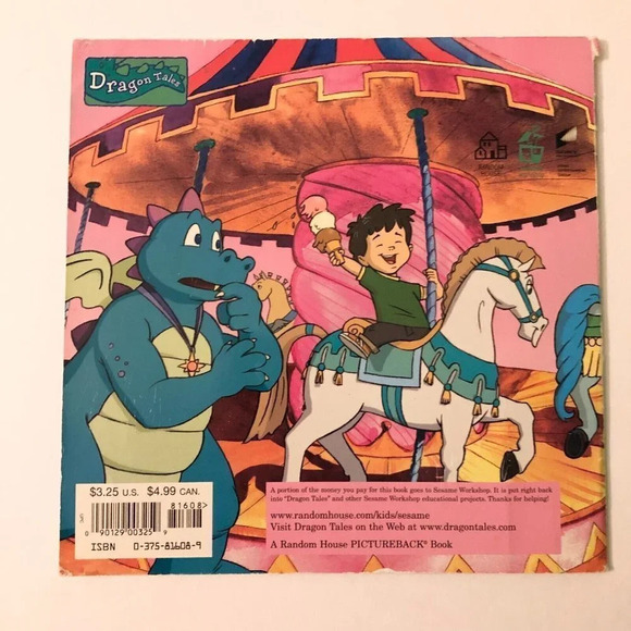 2002 Dragon Tales Too  Much Fun Random House Pictureback Book - Picture 15 of 16